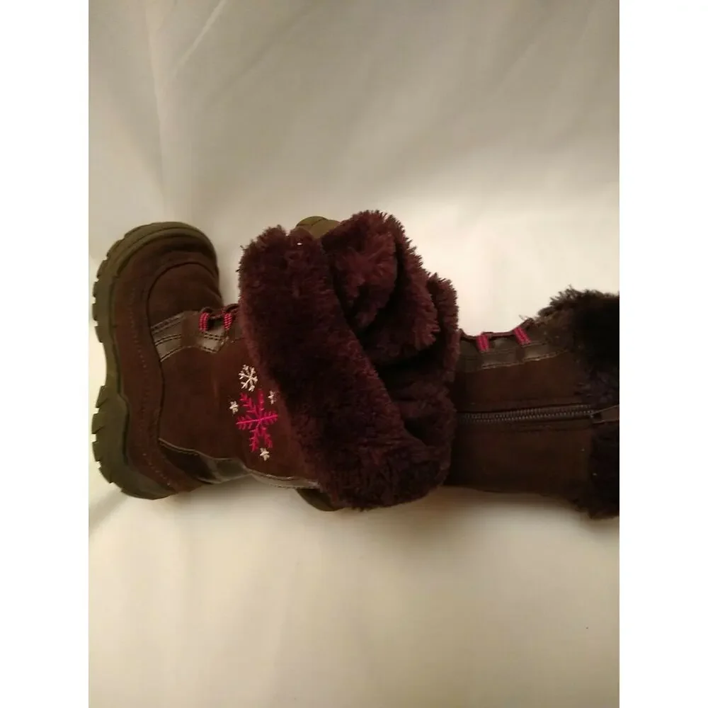 Osh Kosh BGosh Little Girls Boots Anita-12 Brown Size 6 Winter